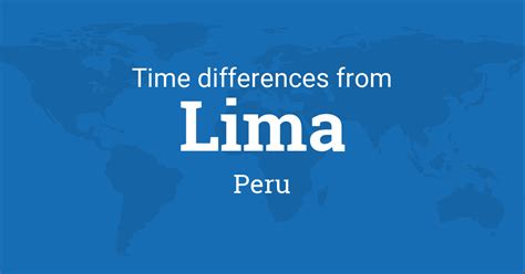 time difference between nyc and lima peru